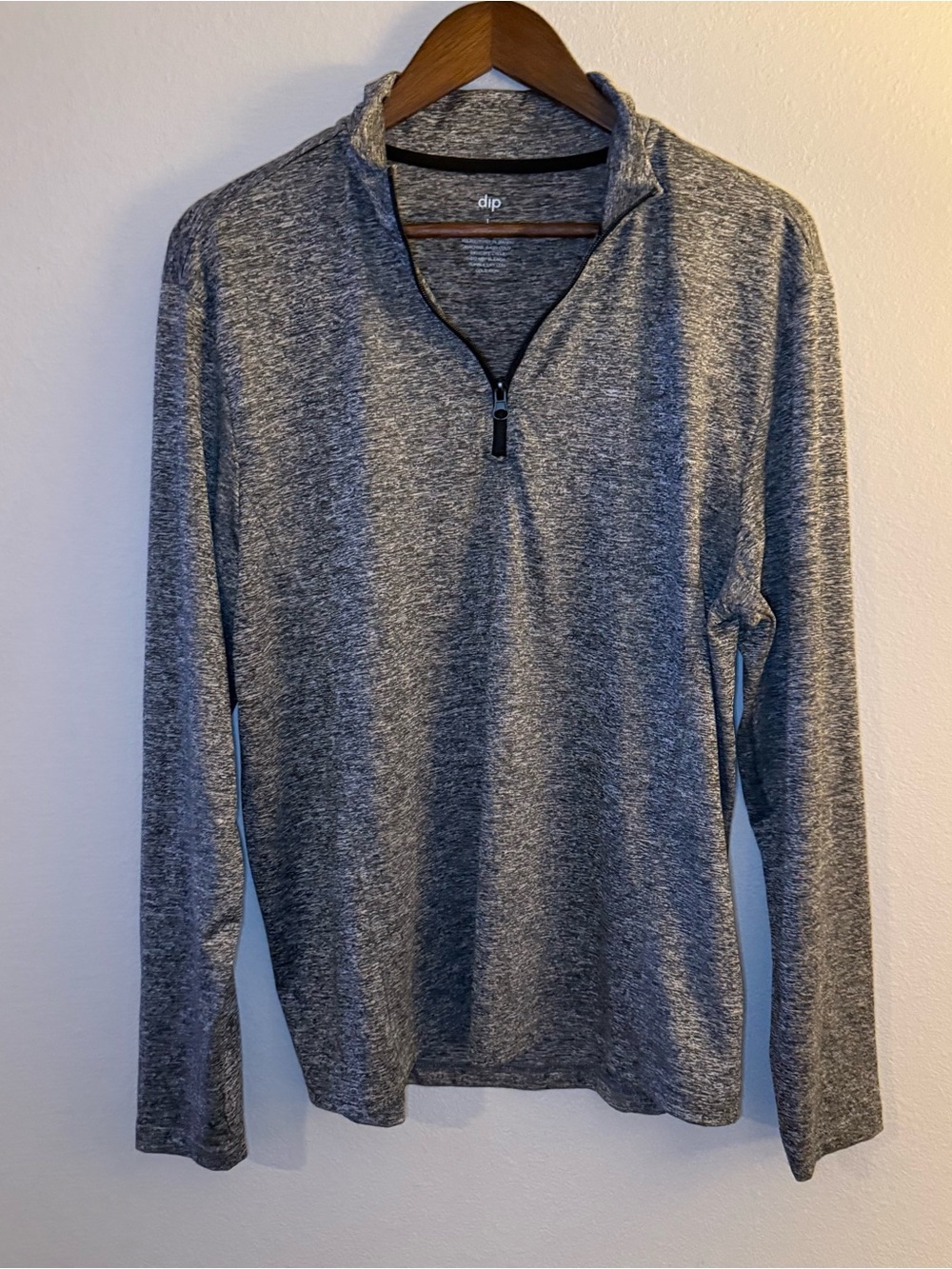 dip Women’s Heather Gray Half-Zip Pullover